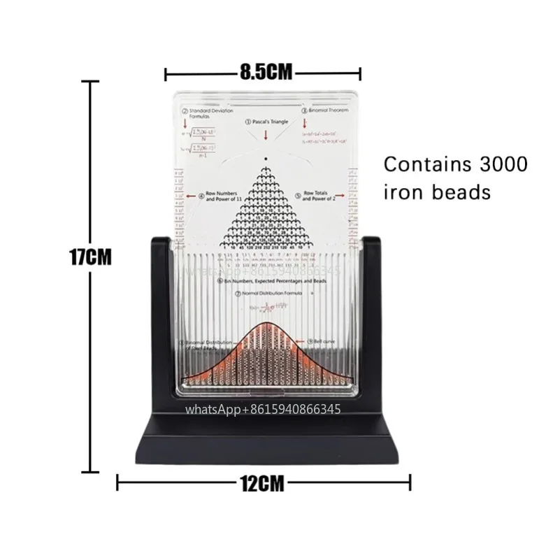Plate Normal Distribution Model Simple Desktop Ornaments Children's Gift For Mathematics Enthusiasts