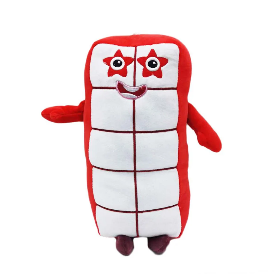 14-18cm Cartoon Number Plush Doll Toys Educational Stuffed Movie Anime Kids Early Childhood Birthday Christmas Gift