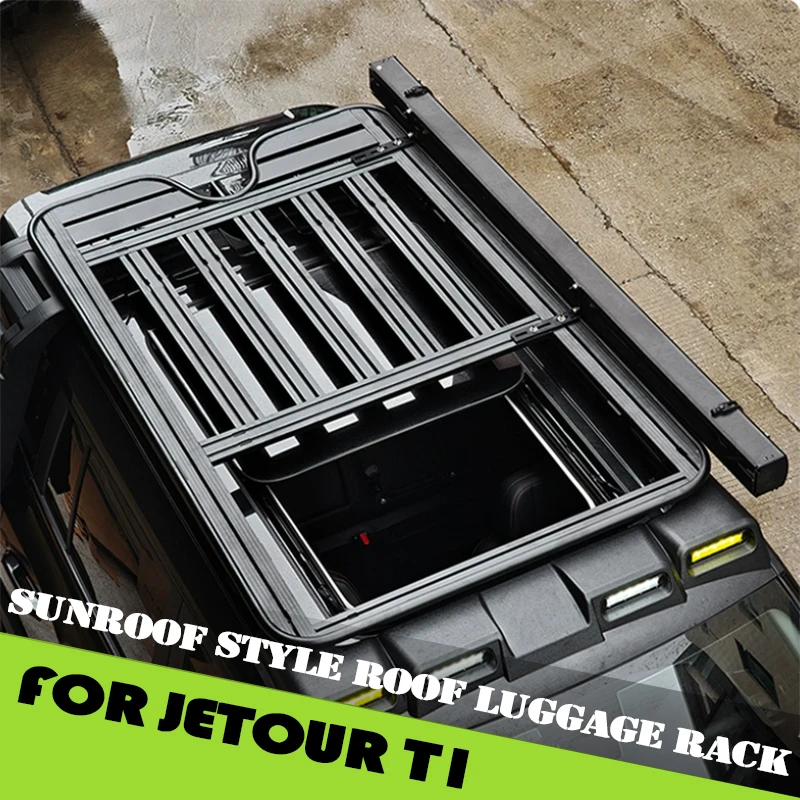 

Auto Roof Luggage Rack Frame Fit for Jetour Shanhai T1 2024 2025 Modified Car Off-road Luggage Rack Car Exterior Accessories