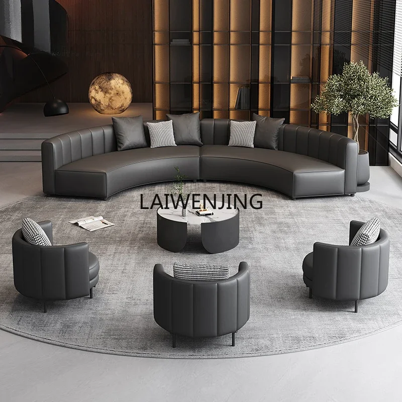 

SGF Sales Office Sofa Hotel Lobby Business Reception Meeting Bank Waiting Leather Sofa