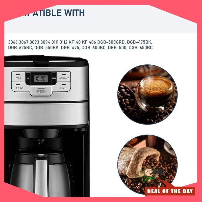 Cesta moedor de cafeteira, entrega em 24 horas, DGB-500GRD, para cuisinart, vários modelos, DGB-475, DGB-475BK, substituição de moedor de café