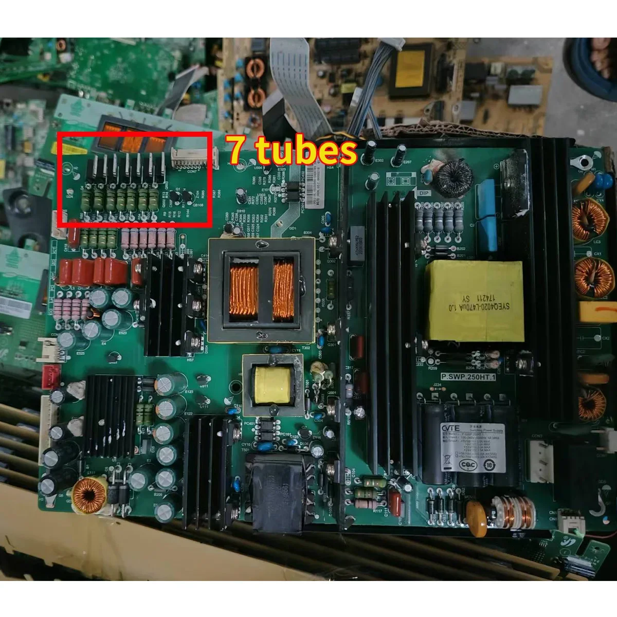 100% test working Original second-hand for 47/55/65 inch LED LCD TV power supply constant current integrated board P.SWP.250HT.1