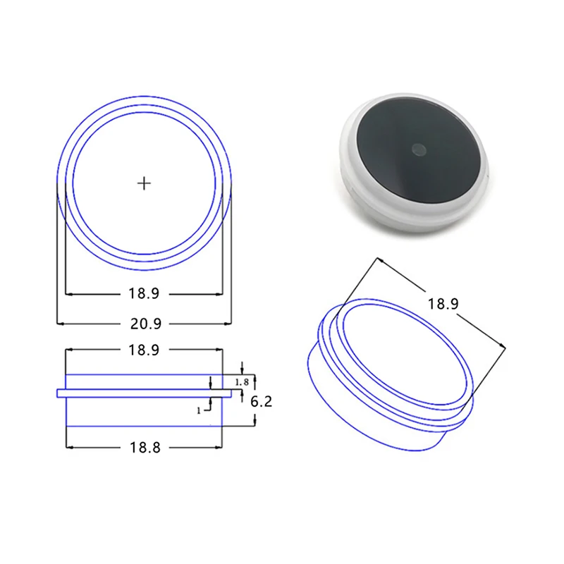 GM861S UART/USB Round Small Ring Indicator Light 1D/QR/2D Bar Code Scanner QR Code Barcode  Scanner Module With White Green LED