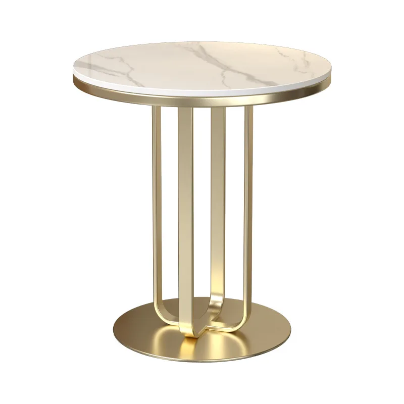 

Sofa side few light luxury small coffee table rock slab small round table living room corner few round modern side cabinet