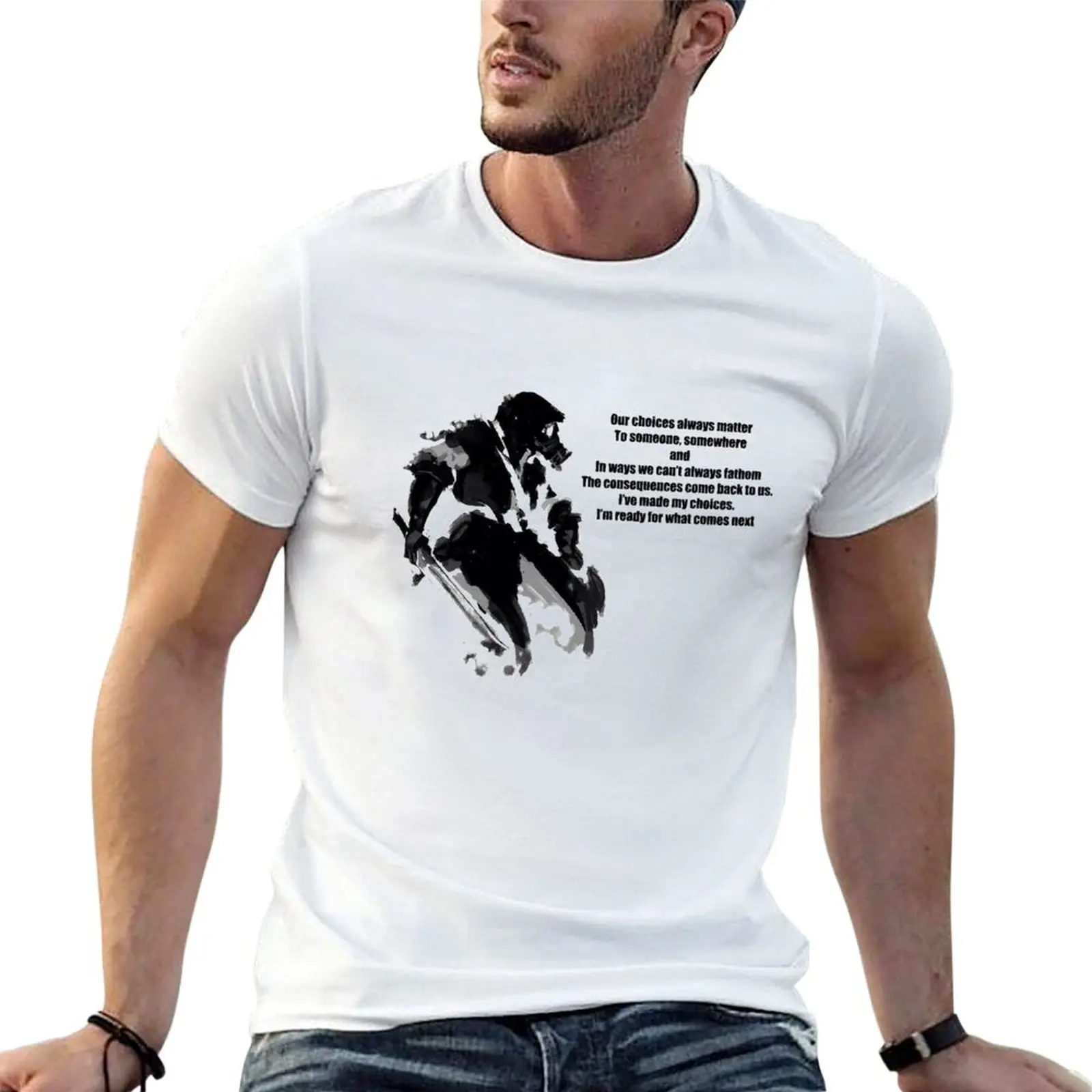 Camiseta Dishonored: Smoke Whaler, camiseta gráfica divertida para hombre, camisetas divertidas de algodón para hombre