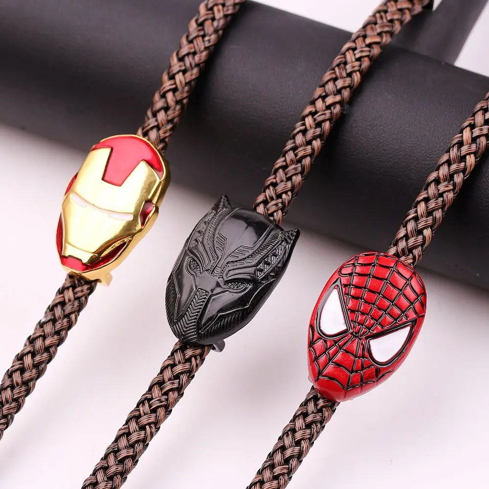 Marvel bracelet Avengers cartoon Spiderman Iron Man Black Panther hand-woven sports bracelet accessories creative holiday gift