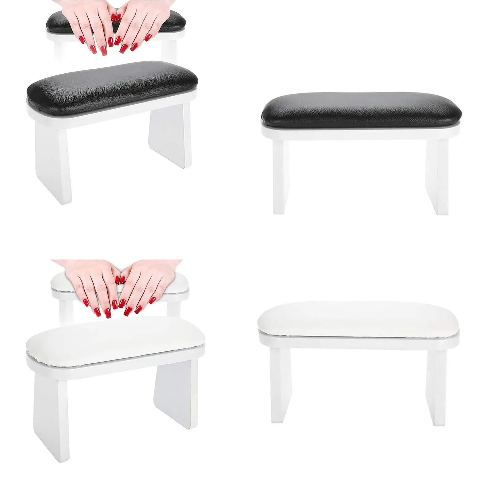 Practical Table Stand Manicure Arm Rest Support Comfortable Leather Cushion Holder for Manicure Design