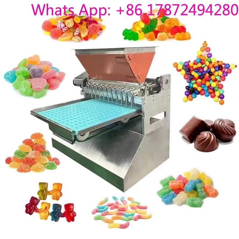 Snack machines Gummy bear jelly bean bonbon sweet small hard candy making maker depositor fill food & beverage machinery
