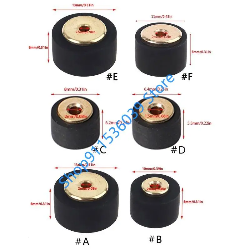 

45BB Movement Pinches Roller Pressure Cassette Belt Pulley Set for Player Stereo