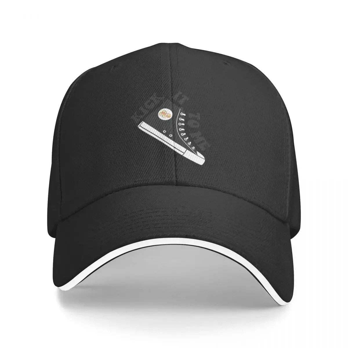 

Sammy Rae Kick It To Me Black & White Baseball Cap Military Tactical Cap Fishing cap Mens Caps Women's