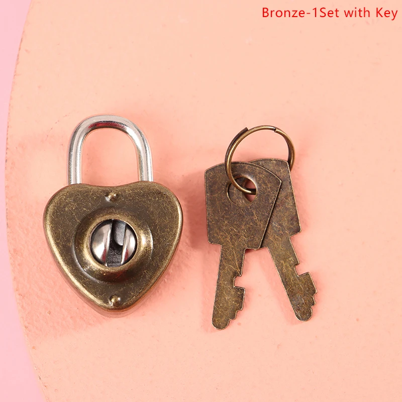 1pcs Mini Padlocks Key Lock With Key Luggage Lock For Zipper Bag