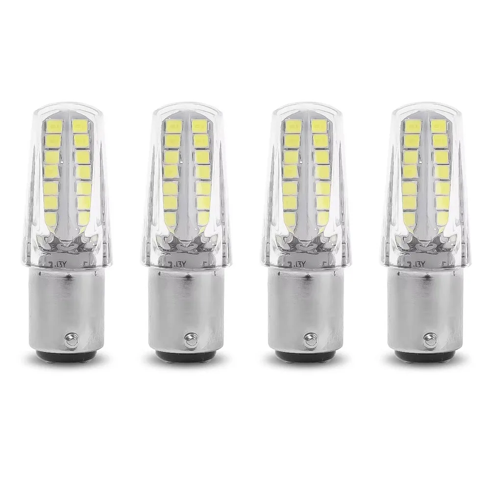 

1/2/4Pcs Flashing Warning Reversing Motorcycle Led Lights 2835 LED 1157 Socket Turn Signal Light Stop Lamp Strobe