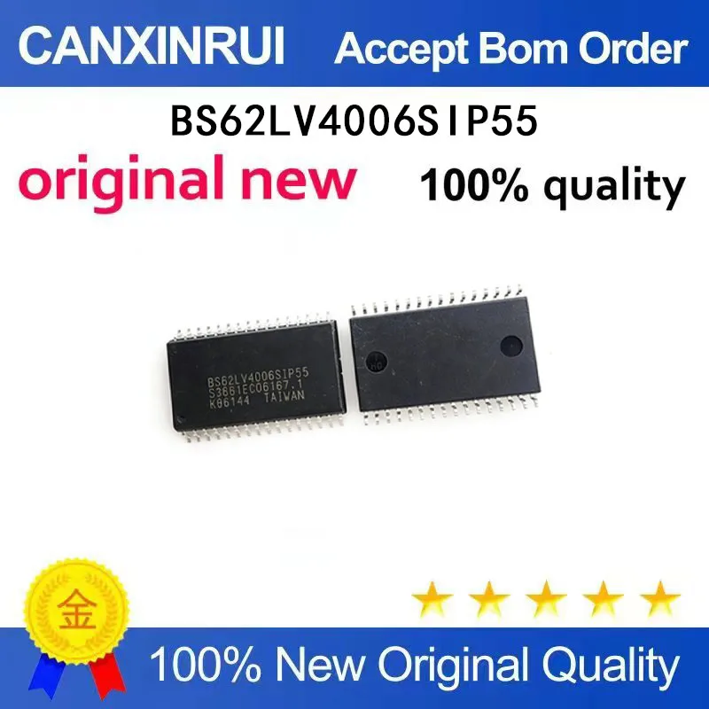 

(5-100 Pieces) Brand new original BS62LV4006SIP55 patch SOP-32 memory IC chip