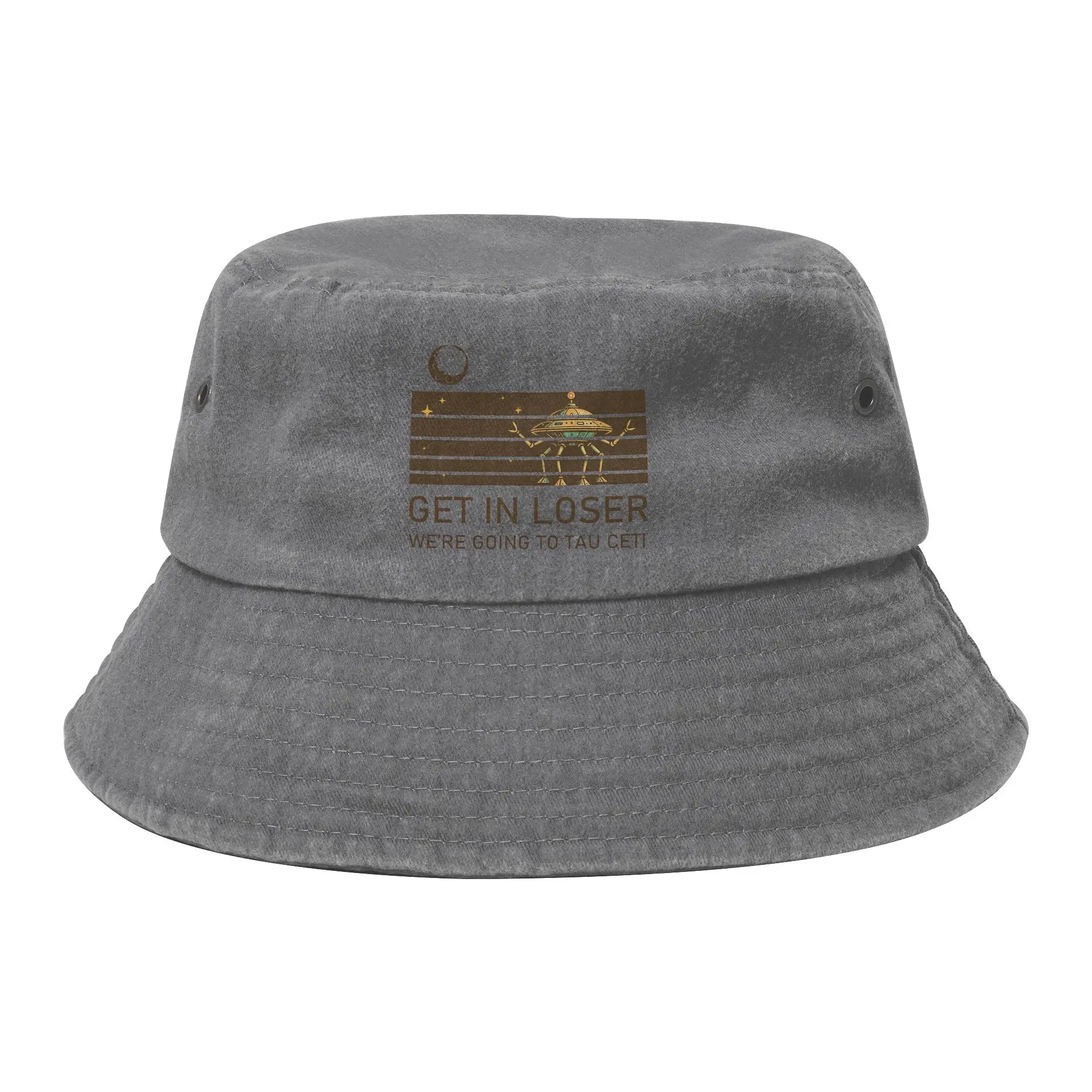 Project Hail Mary Going to Tau Ceti Bucket Hat for Women Men Distressed Denim Sun Hat for Fishing Fisherman Cap Session Hats