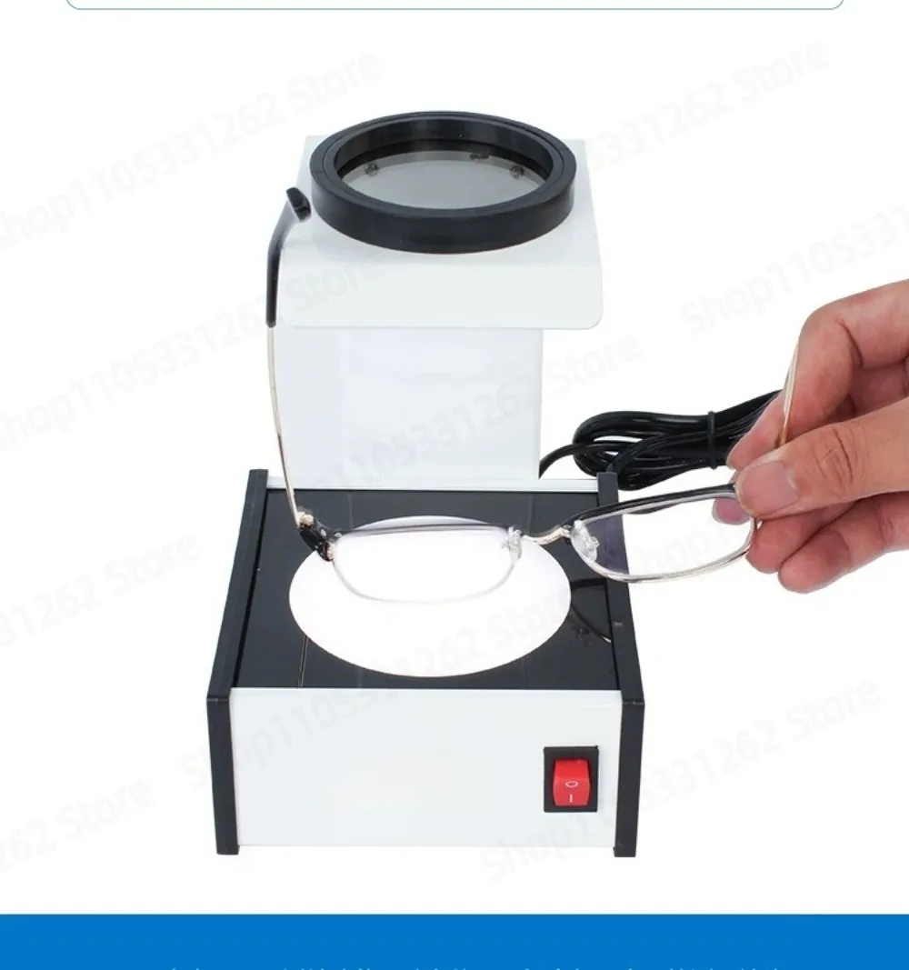Polariscope Stress Meter Lens Tester for Glass Plastic Crystal Optics Inspection