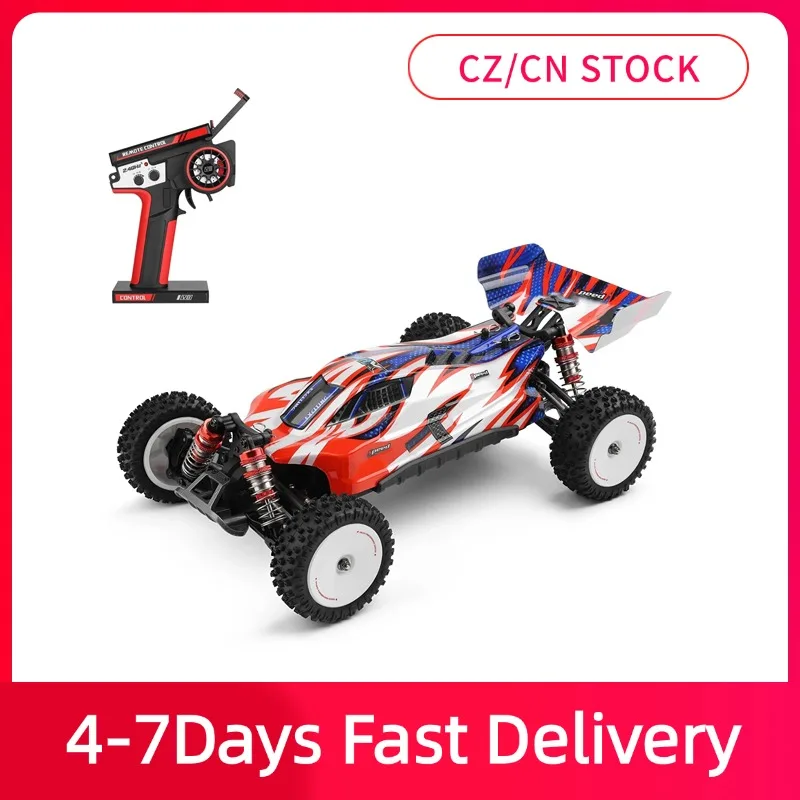 WL toys 124008 Remote Control Car 1/12 2.4GHz 60KM/H High Speed Off Road Car Brushless 4WD Vehicle 11.1V 1300mAh Gifts for Kids