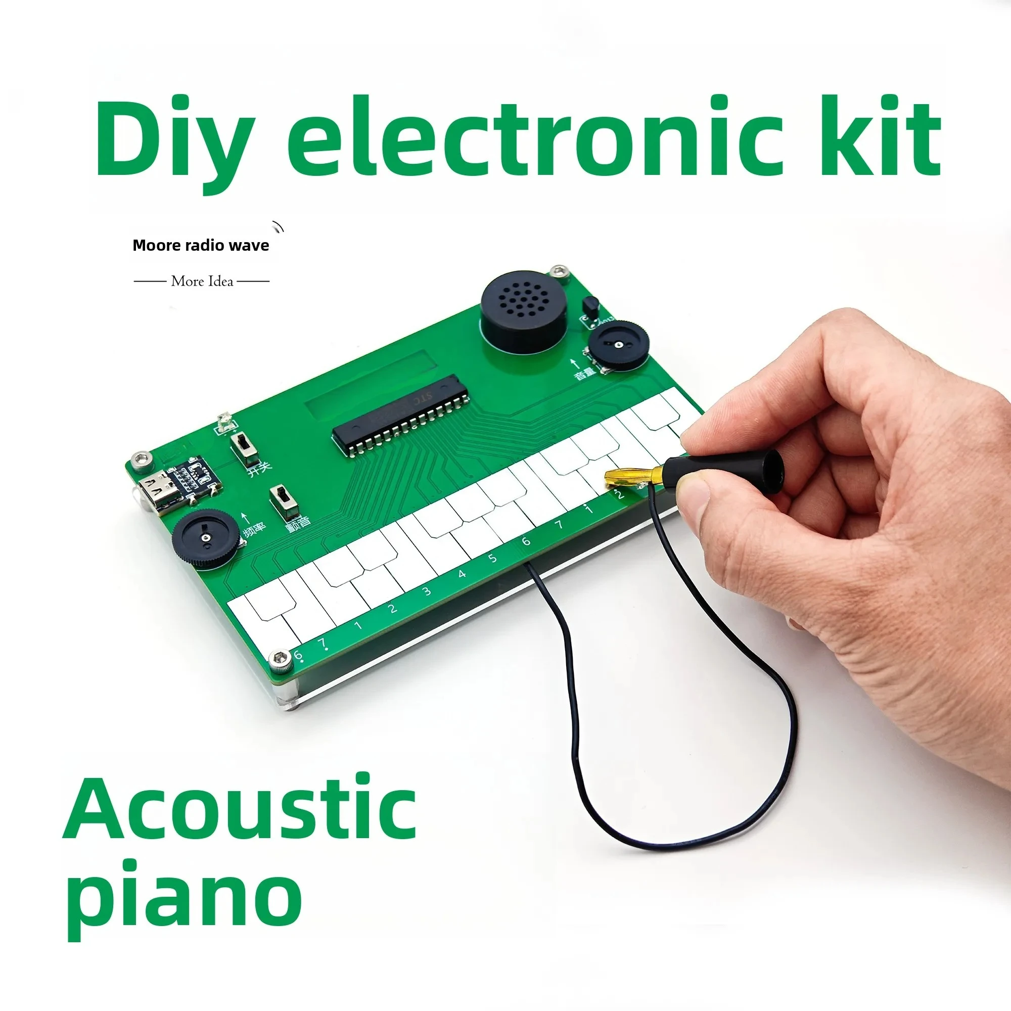 Tekening Piano Elektronisch mu - Diy Electronics Course recensie en prijs