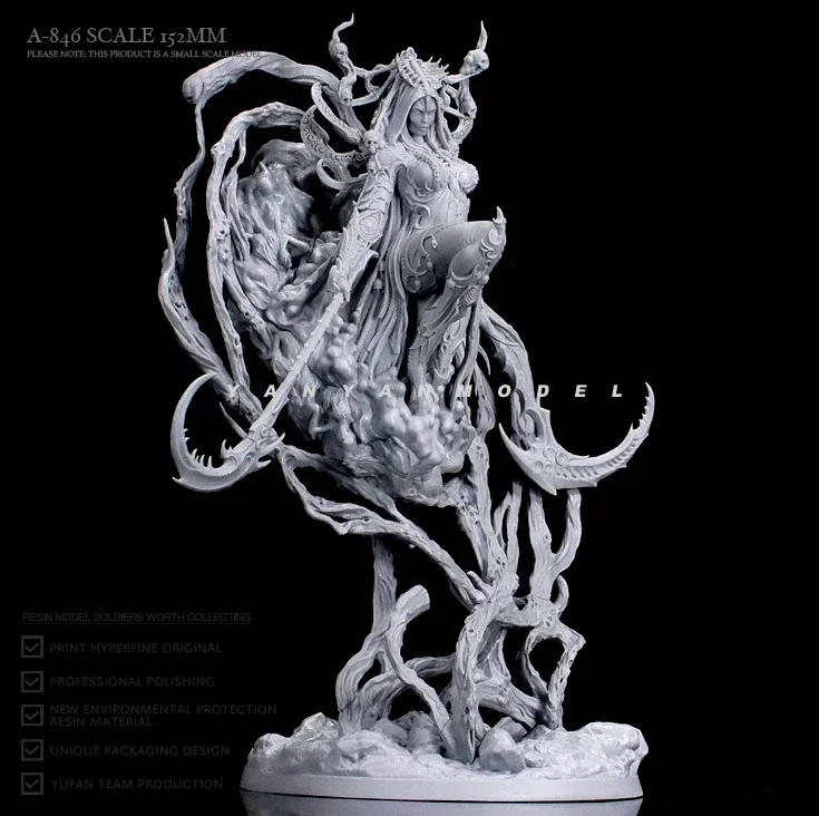 152MM Resin model kits colorless and self-assembled A-846