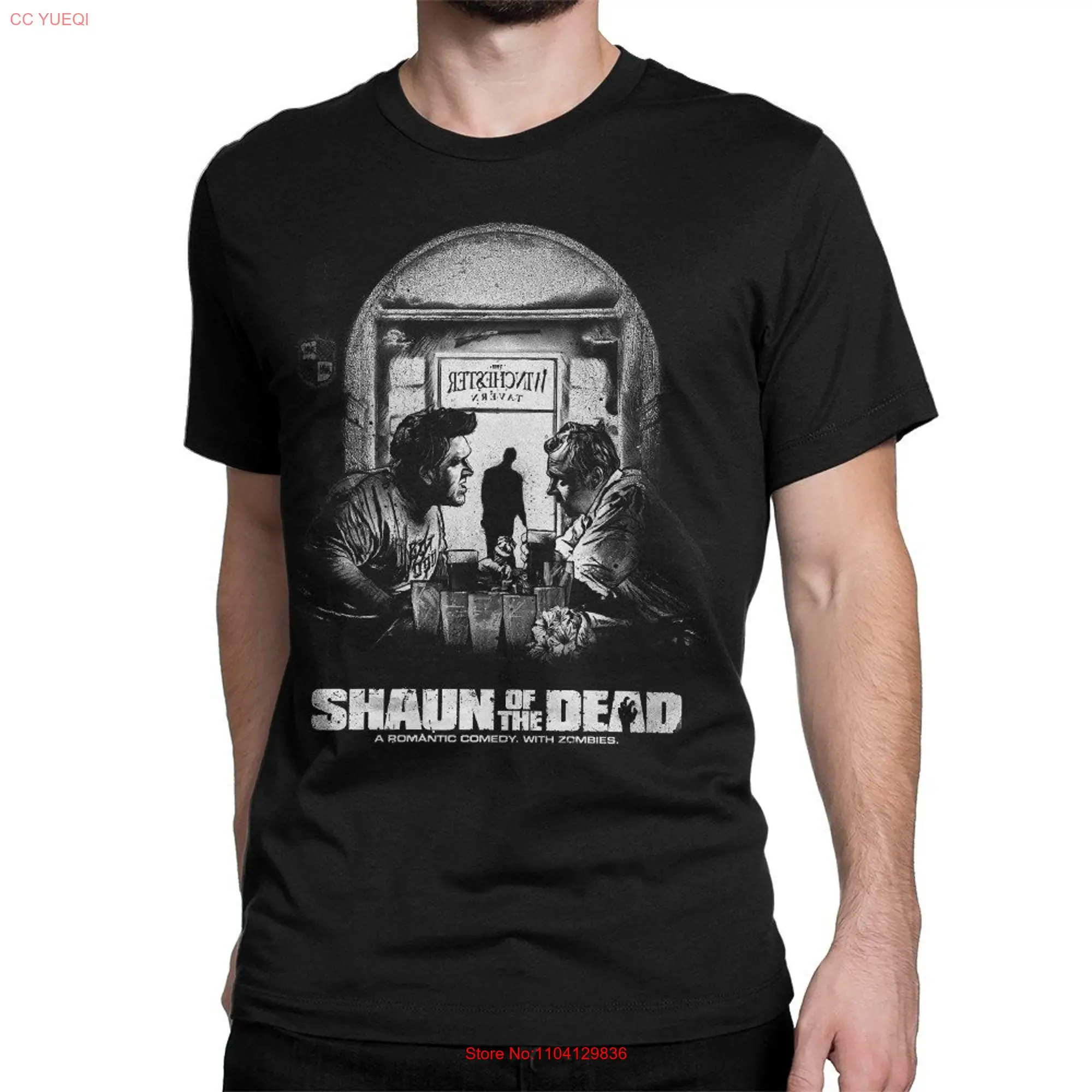 Shaun of the Dead T Shirt Men's and Women's Sizes bf 250 long or short sleeves