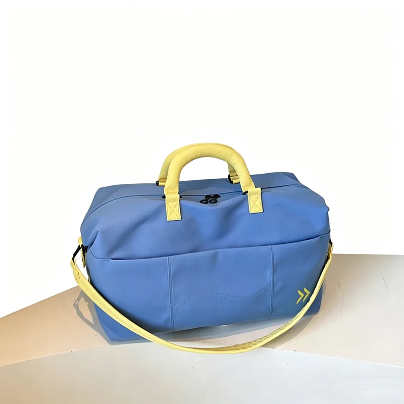 Gym Bag for Women, Puffer Travel Duffle Bag With Shoes Compartment & Wet Pocket, Carry On Tote Bag For Weekender, Overnight