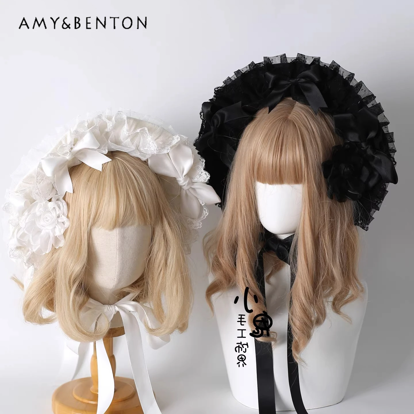 accessoires-pour-cheveux-de-style-lolita-japonais-bandeau-a-nœud-en-dentelle-bnt-serie-cla-couleur-elegante-et-magnifique-pour-femmes