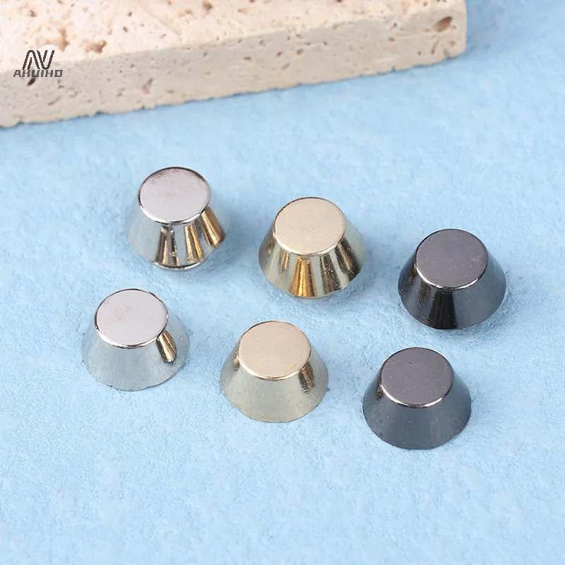 10sets  Metal Bag Legs Bottom Rivets For DIY Leather Studs Bag Wear Protection Rivets For Bag Bottom Bag Belt Accessories