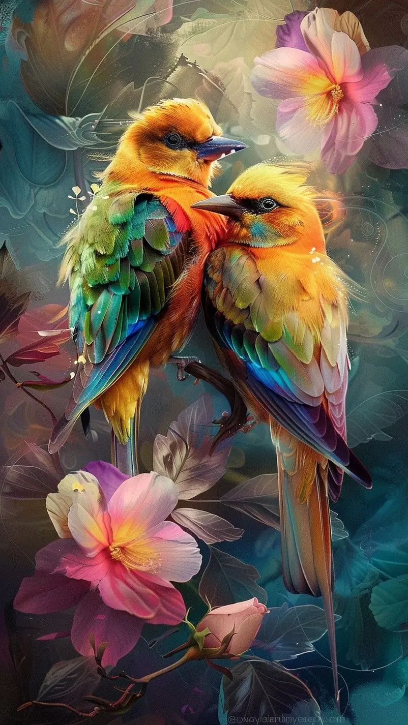 

Пазлы-головоломки 500/1000/1200/2000 элементов: Волшебные влюбленные птички, животные. Семейные развивающие игры для игровой комнаты, спальни, подарки, декор для дома.