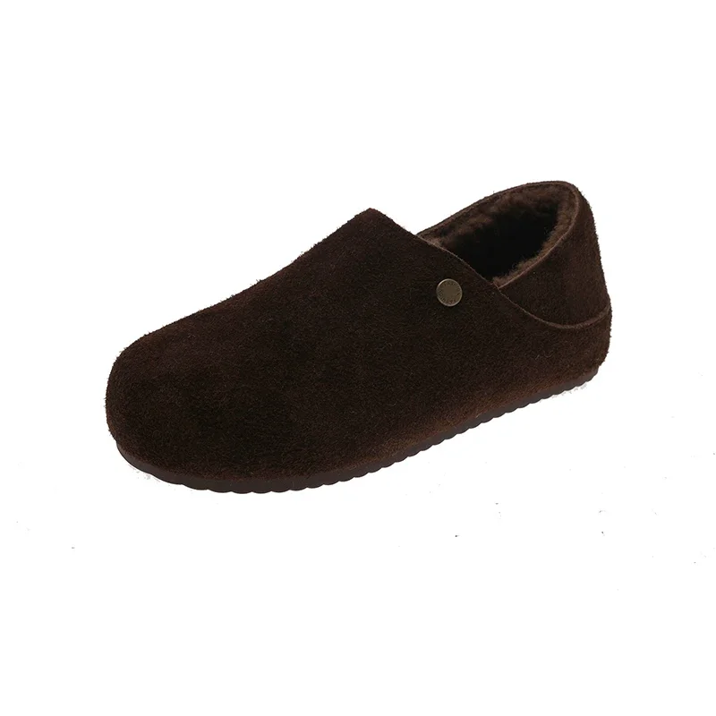 أحذية قطنية للنساء الشقق الجلد المدبوغ أحذية خفيفة أنيقة شتاء حذاء الثلج عالي الرقبة دافئ 2025 قصيرة أفخم المشي الرياضة جديد Mujer Zapatos #6