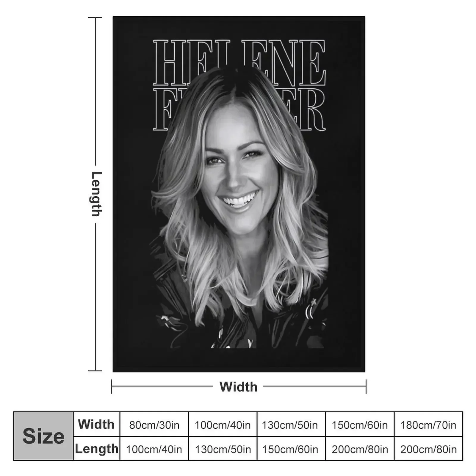 HELENE FISCHER Throw Blanket For Baby Sleeping Bag Blankets