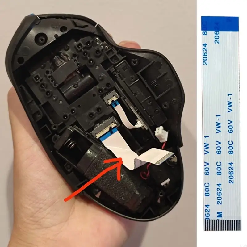 Substituição flexível do Y3nd Mouse Durabilidade PVC para G604 Fio fita mouse sem fio G604