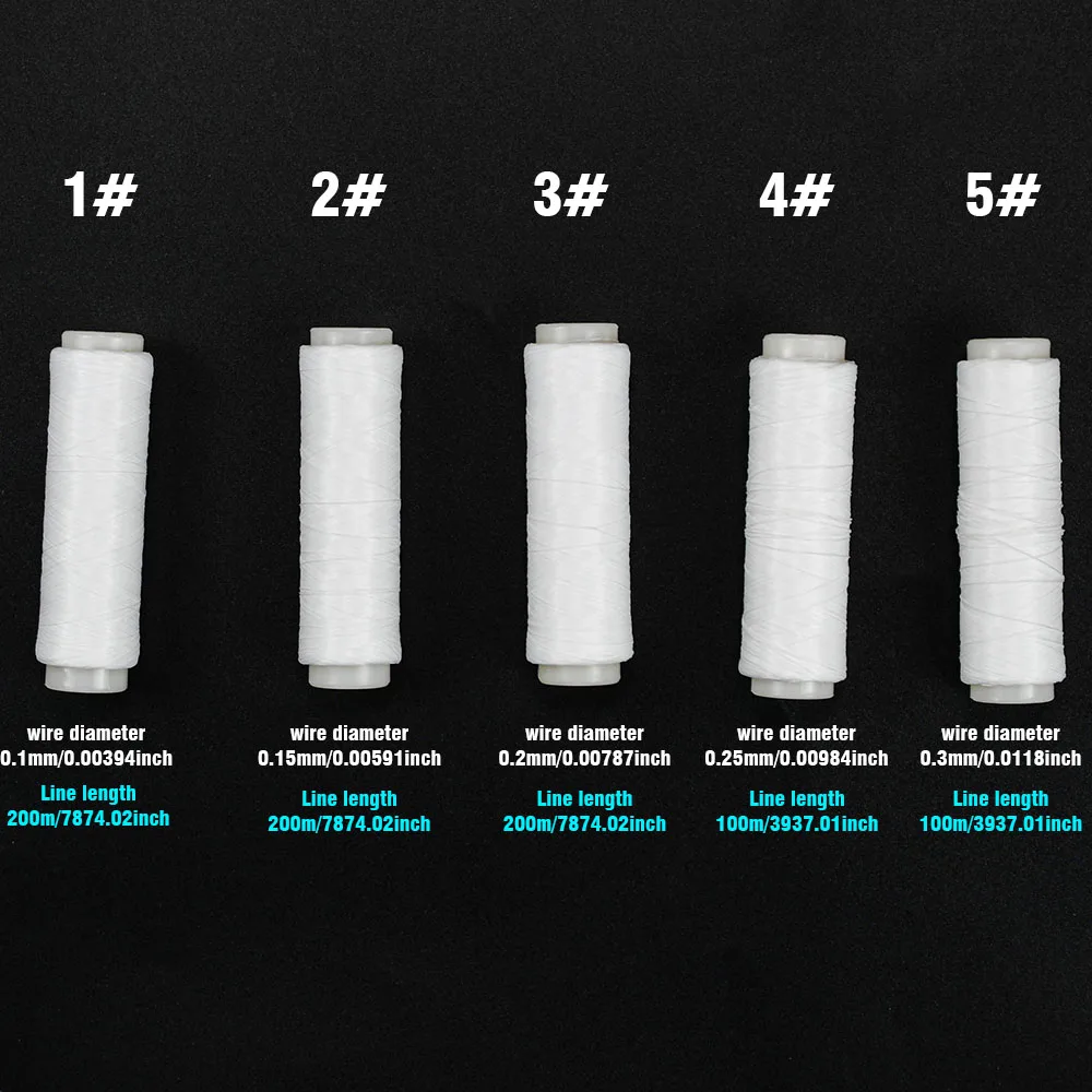 Bait Elastic Thread High Tensile 100/200m Nylon For Sea Fishing Bait Lure Line Bait Shrimps Squid Crab Fish