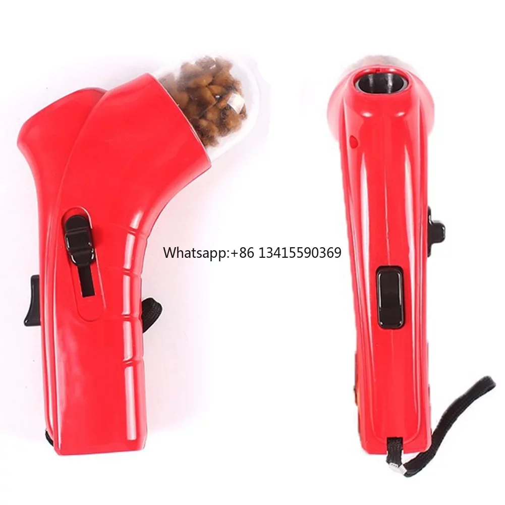 

Pawise Funny Interactive Dog Food Feeder Pet Treat Launcher Handheld Puppy Snack Dispenser for Dog Cat Exercise and Training