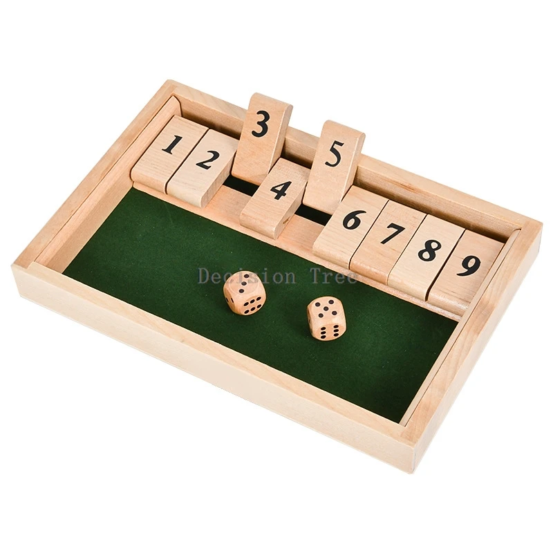 2025 wooden number flip board game party table game fun parent-child interactive games  arithmetic practice puzzle game a001