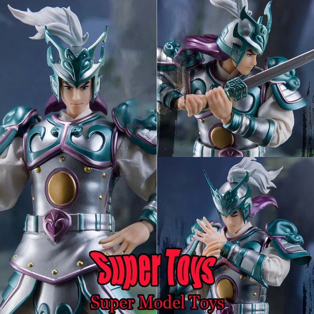 

Keepgoing 1/12 Scale Male Soldier Zhao Zilong Romance of the Three Kingdoms Animated Version Full Set 6'' Action Figure Model