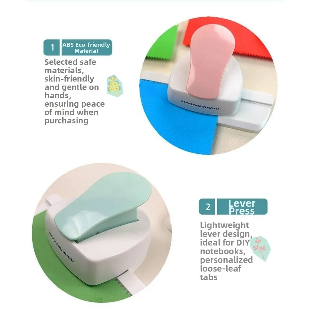 Manual Postage Stamp Punch Embossing Labor-saving Stamp Border Punch DIY Paper Edge Embossing Tool