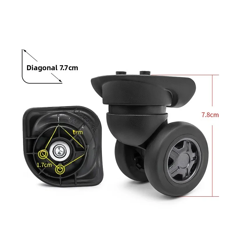 新しい荷物用ホイールアクセサリー-静音交換用ホイール-汎用ホイールパーツ-機内持ち込みスーツケース用-冬-2025