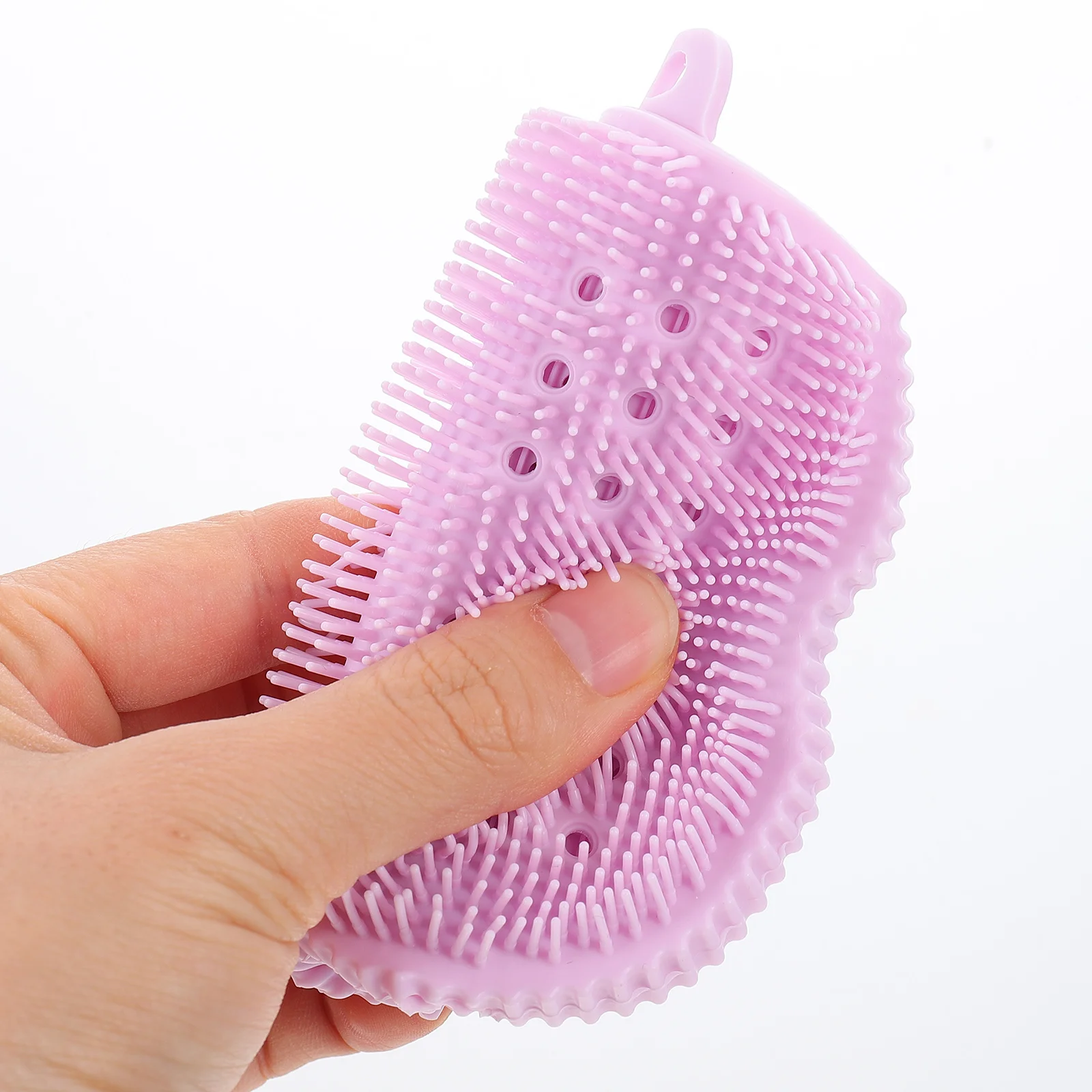 

2Pcs Bath Brush Body Scrubber Silicone Exfoliator for Shower and Scalp Massage Home Use Body Scrubber Loofah Sponge