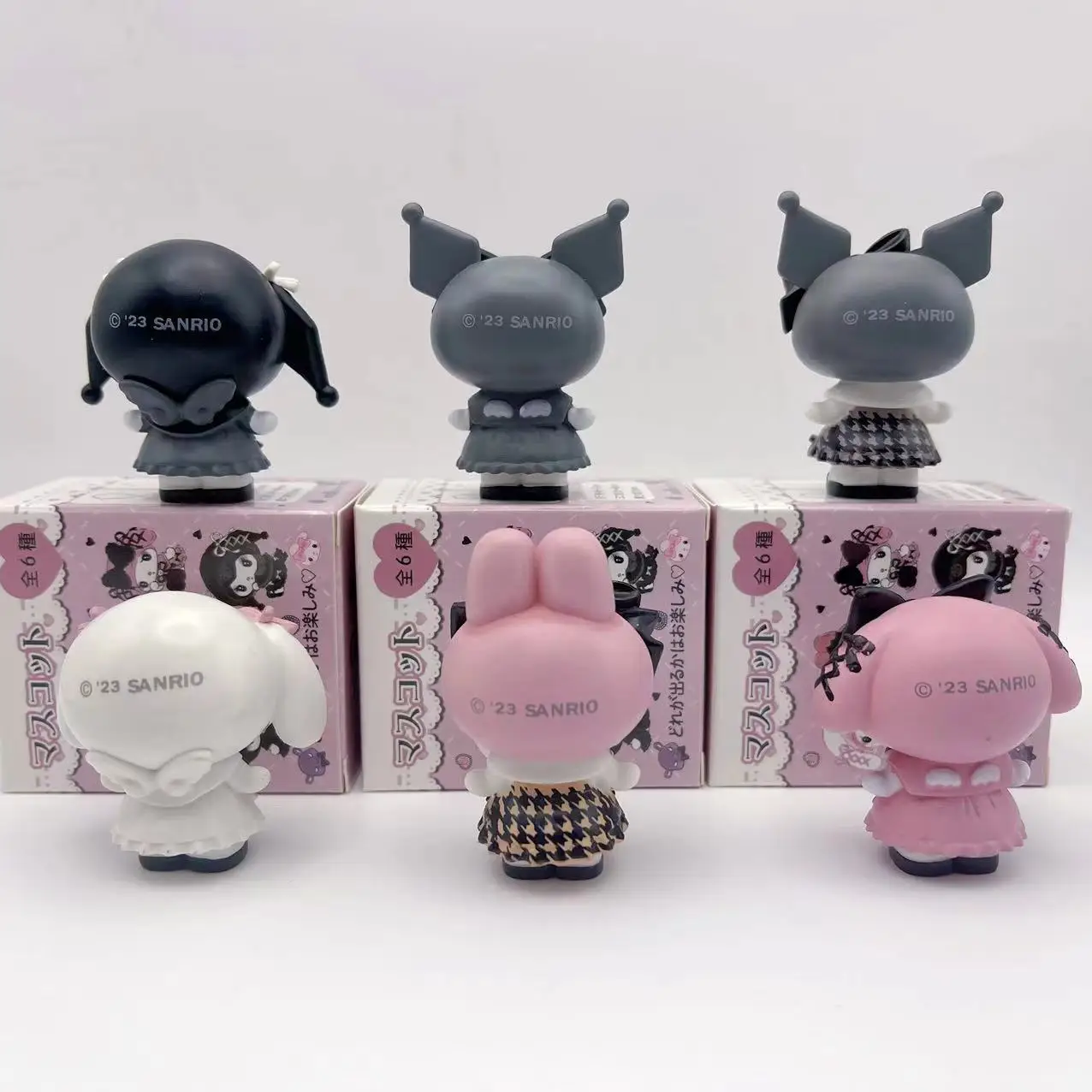 Sanrio Blind Box Kuromi My Melody Postać z kreskówki Figurki Lalki Torba niespodzianka Śliczny model Kolekcja fanów Zabawka