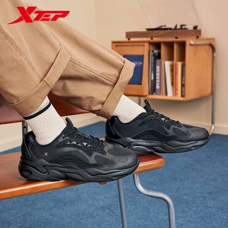 Xtep Sports Shoes For Men 2024 Summer Fashion Comfortable Casual Shoes Increase Durability Leisure Outdoor Shoes 876219320044