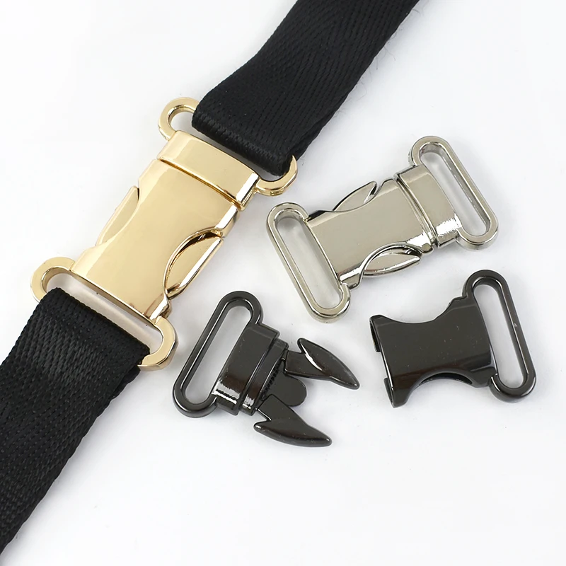 2pcs/4pcs In Metallo Fibbie Per Cinture 20 millimetri 25 millimetri di Clip A Scatto Chiusura Fibbia per Borse Cinture di Abbigliamento FAI DA TE