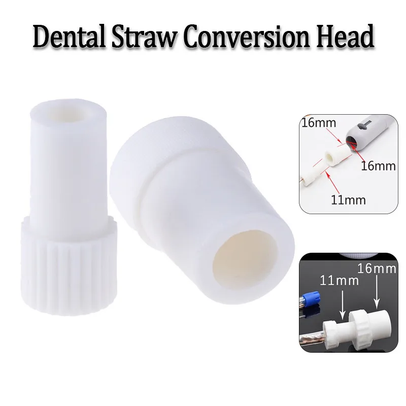1Set Dental Suction Tube Convertor Plastic Saliva Swivels Ejector Suction Adaptor Tips Dental Tool