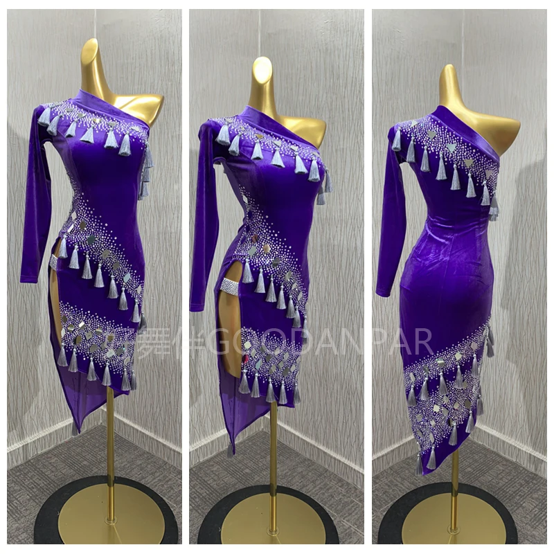 

Платье для латинских танцев, женское платье для латинских танцев, женское платье для соревнований, платье для девочек, костюм для латинских танцев, стразы