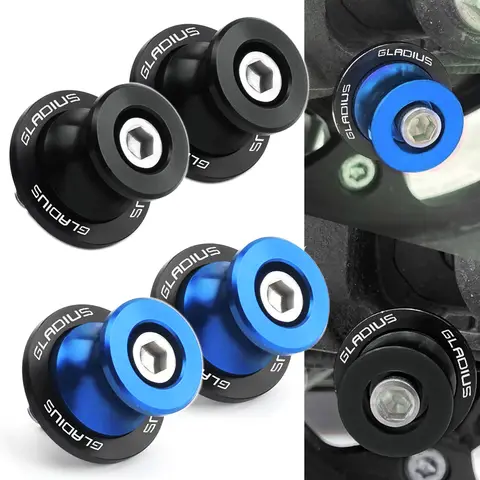 För Suzuki Gladius 650 SFV650 SFV 650 GLADIUS 2009-2015 Motorcykeltillbehör Svingarmsspolar Uppgraderingsreglage Stativskruvar 8MM 8 best sales sfv 650 gladius - №7