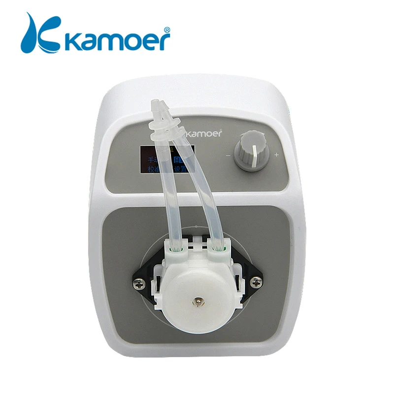 Kamoer 80ml/min DKCP Low Flow Peristaltic Pump 12V DC Motor 3mmx5mm Adjustable FlowControl Foot Switch Circulating Dosing Pump