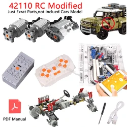 MOC 42110 Technical App Control RC Motor Set Modification Building Blocks Kit for Land SUV Defenders Rover Car DIY Bricks Toys