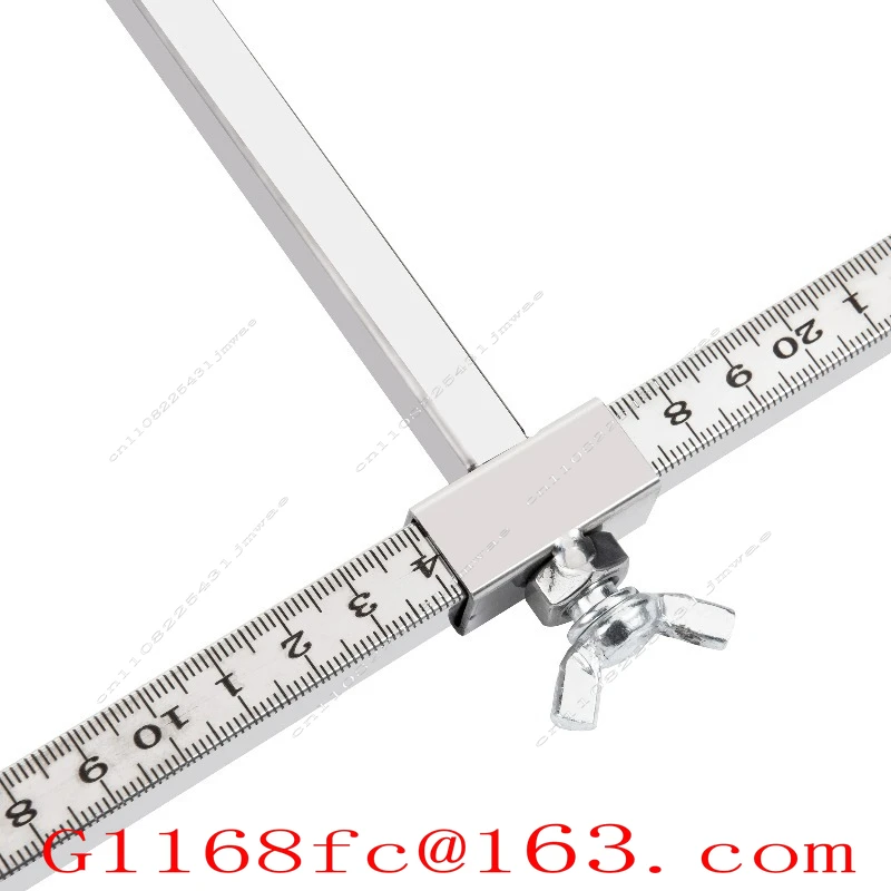 Automotive Sheet Metal Tools, Beam Calibrator Accessories, Body Inspection, Stainless Steel Two-dimensional Measuring Ruler