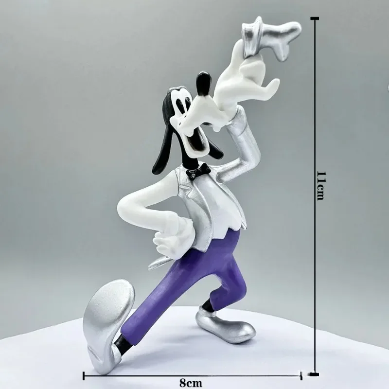5 pçs/set disney mickey minnie pato donald pvc modelo figura de ação bonito estátua brinquedo ornamento colecionável boneca coleção presente do miúdo
