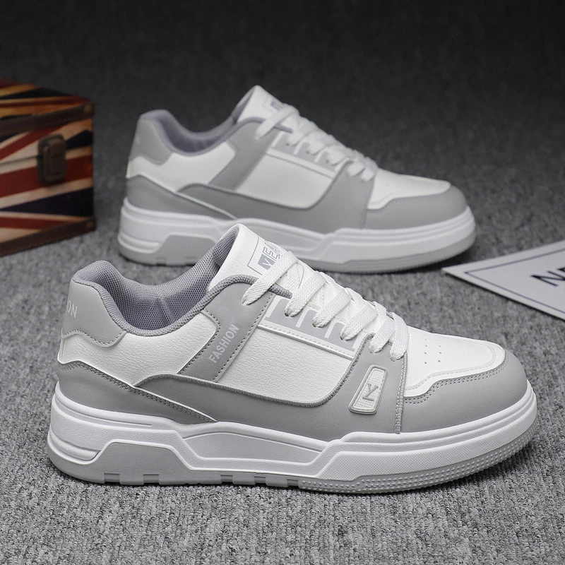 

2025 мужские кроссовки, удобная повседневная обувь, универсальные теннисные туфли одного цвета, мужская дорожная обувь, новые Zapatillas Para Hombres