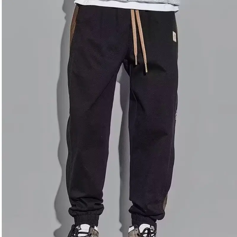 

New autumn and winter trendy functional work pants for men with multiple pockets, stylish casual pants, thick sports pants, plus