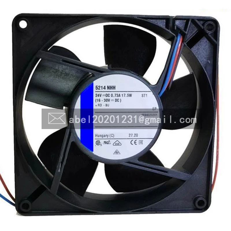 

BRAND NEW 5214NHH 5214 NHH DC 24V ORIGINAL COOLING FAN COOLER 127 x 127 x 38 mm